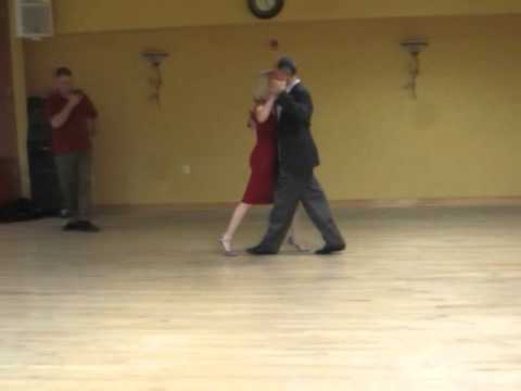 Dragan & Olga - Demo after the Workshop - "Tango Walking" - Dec 20, 2015
