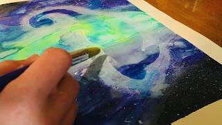 Simple Watercolor Galaxy Chameleon screenshot 1