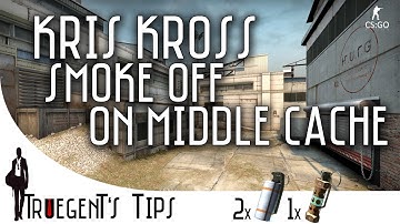 CS:GO - Wall of smokes for mid on Cache