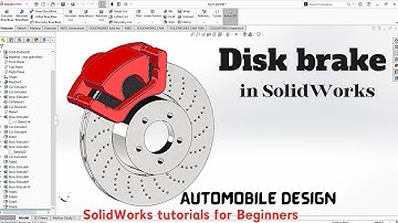 How to make DISK BRAKE | How to design Brake disc in SolidWork | Disc Brake SolidWorks Tutorial