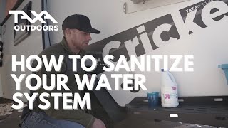 How to Sanitize a Habitat Water System