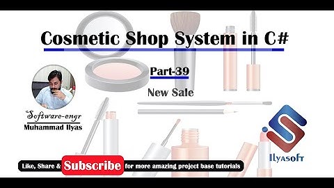 Cosmetic Shop System Part 39 New Sale in C# C Sharp