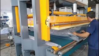 semi-auto compression and roll packing machine