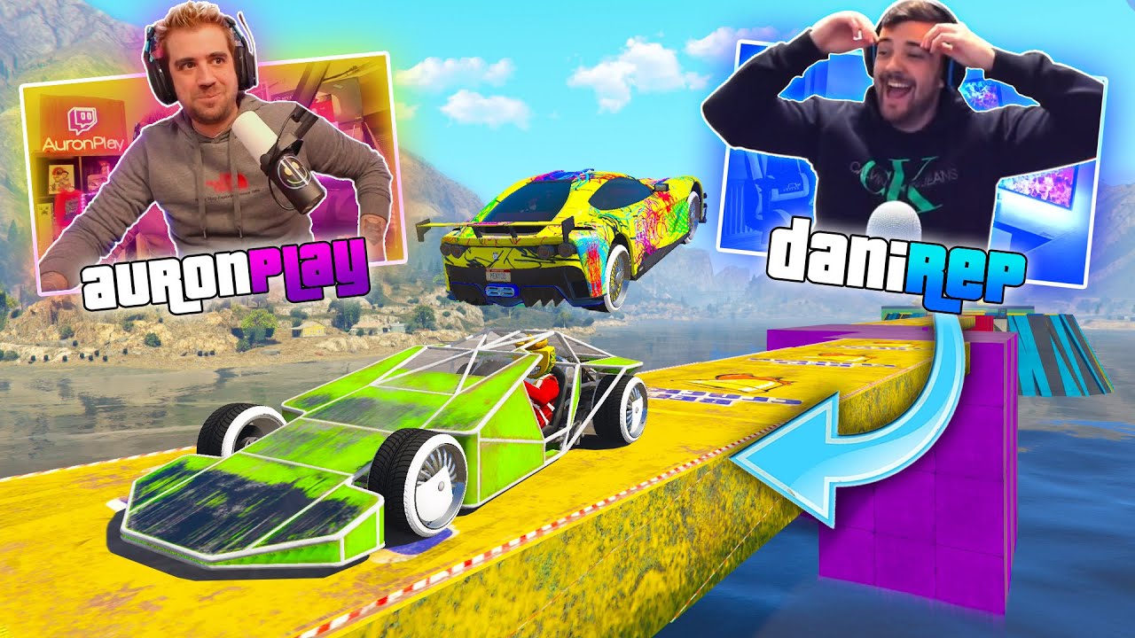 CARA A CARA INCREIBLE! AURONPLAY ME HACE ENFADAR!! - GTA V ONLINE