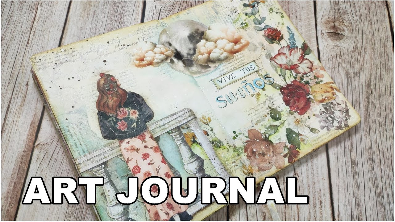 Inspiración para DIARIO de ARTE / Técnicas mixtas Art Journal  #artjournal #artjournaling #mixmedia