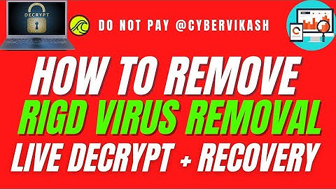 Rigd File Virus Ransomware Removal (+.Rigd File Recovery) #rigd #virusremoval #rigdvirusremoval
