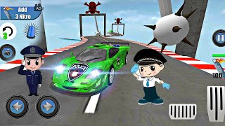 ألعاب سيارات شرطة للاطفال_العاب سيارات_محاكي القيادة جي تي _ سباق سيارات _car games screenshot 4