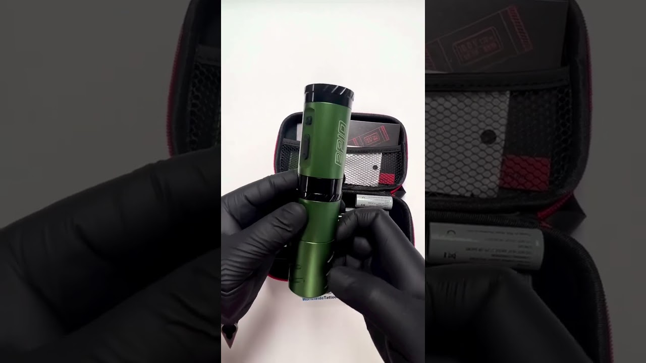 タトゥーマシン　ワイヤレス　 Wireless Pen EP10 ブラック Ava EP10 Adjustable Stroke Wireless Tattoo Pen