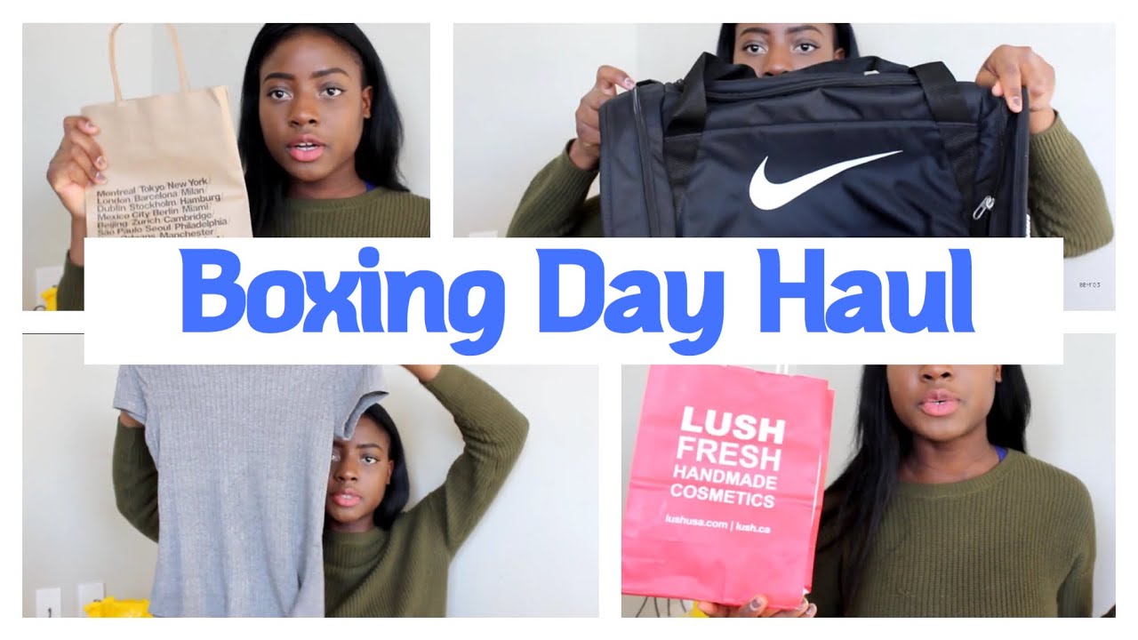 Boxing Day/ Black Friday Haul 2015 YouTube