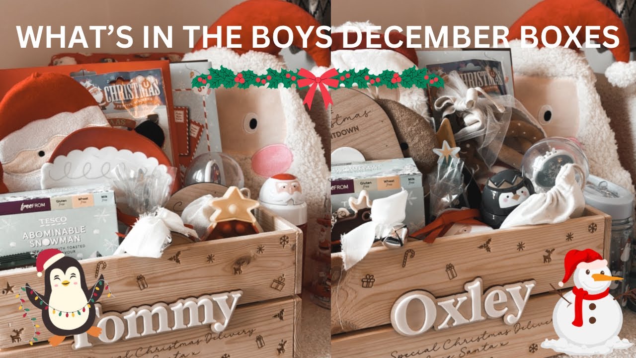 WHAT’S IN MY BOYS DECEMBER BOXES 🎁 | 2024 | ELISHA HODGSON