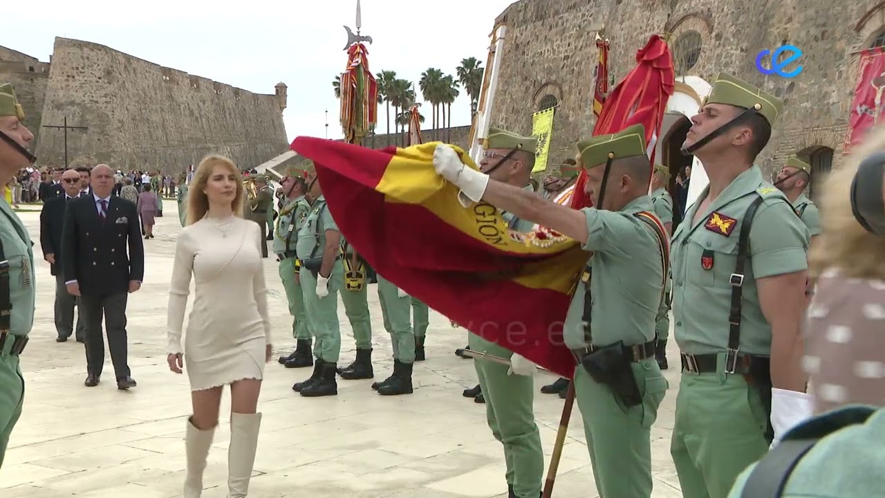 Jura de Bandera para personal civil organizada por el Tercio Duque de Alba, 2º de la Legión
