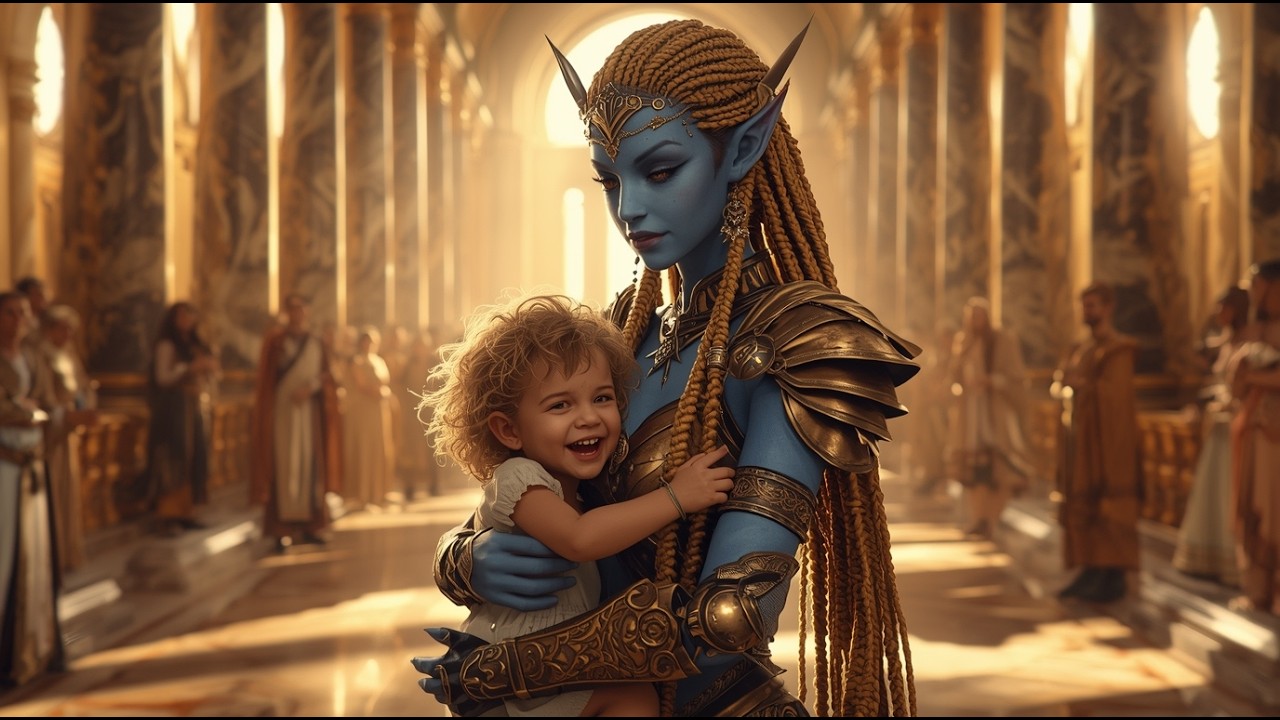 The Alien Queen's Child Ran to Me and Shouted  Father!  — No One in the Palace Could Speak !