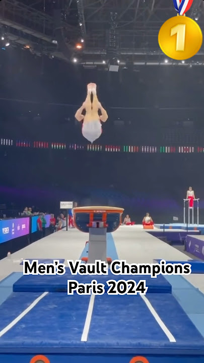Men’s Vault Finals Paris 2024 #parisolympics #gymnast #motivation #paris2024