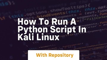 how to run a python script in kali linux