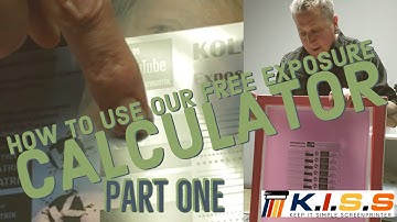 How to use Our FREE Screenprint Exposure Calculator to Find the Perfect Exposure time PART ONE