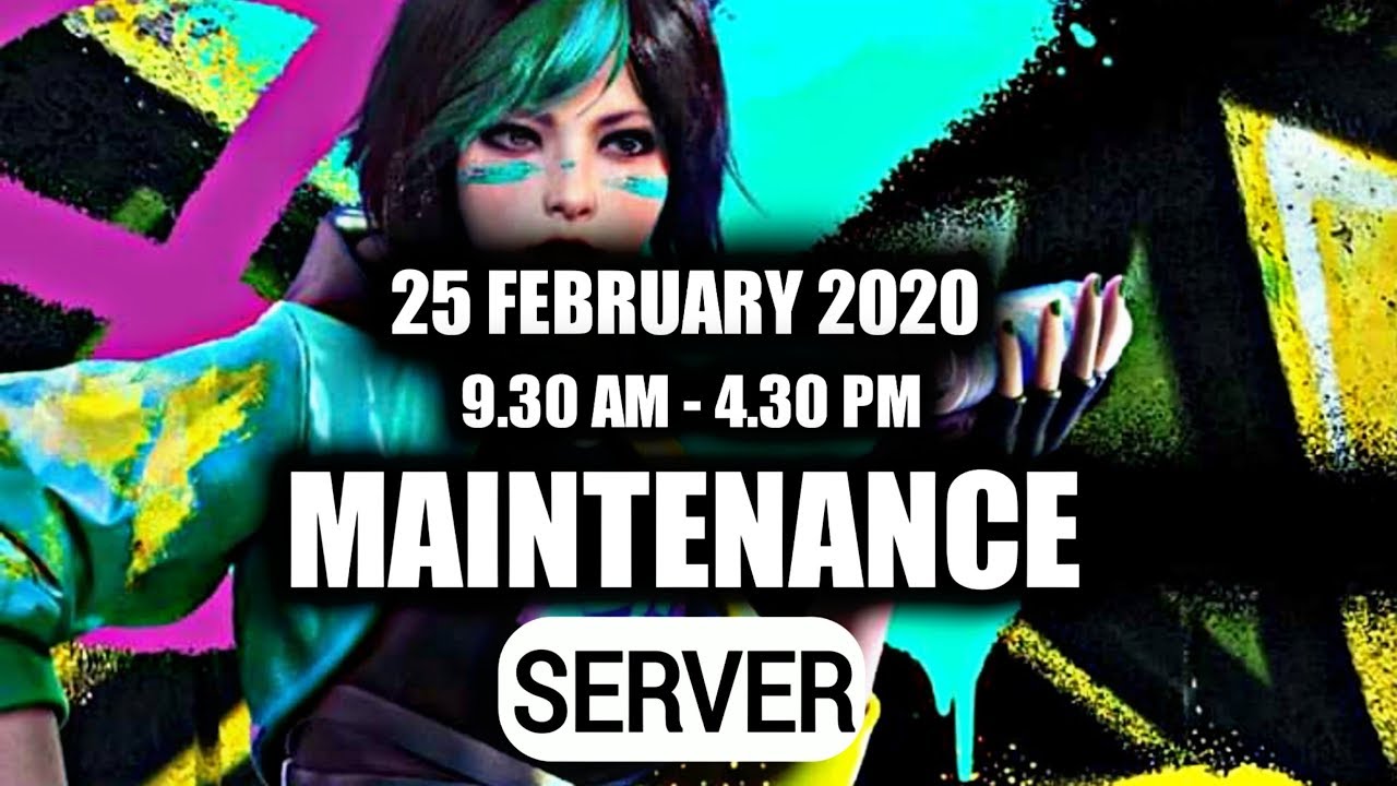 Free Fire Maintenance Today 25 February 2020 Game Is Not Open Garena Free Fire Ob20 New Update