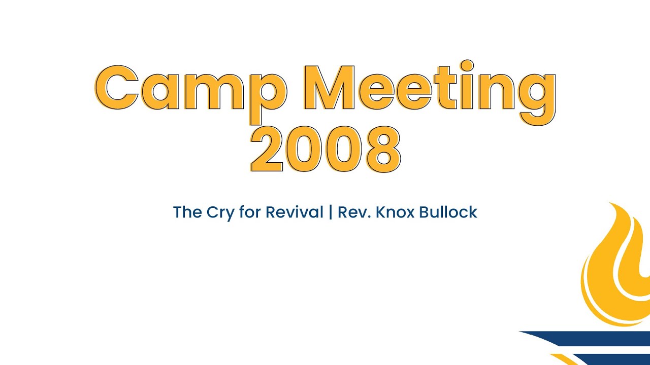 GBSC Chapel || The Cry for Revival (Rev. Knox Bullock)