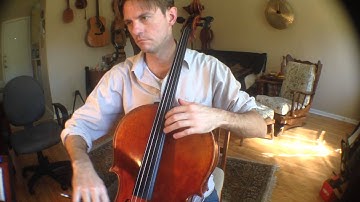 2 Octave B Major scale half notes cello practice