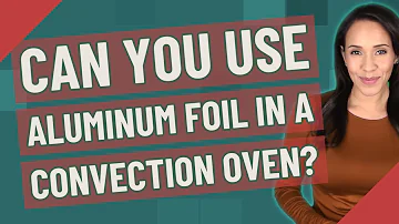 What should you not use in a convection oven?