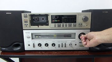 Cassette Deck DS-40 Gradiente com cabeça ALPS Permalloy Ultracor