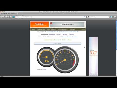 Tuto tester son débit adsl