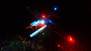 RC-Lights Nightfly (tm) 14 LED Navigation System on my E-flite Apprentice S 15e - Sept 27, 2014