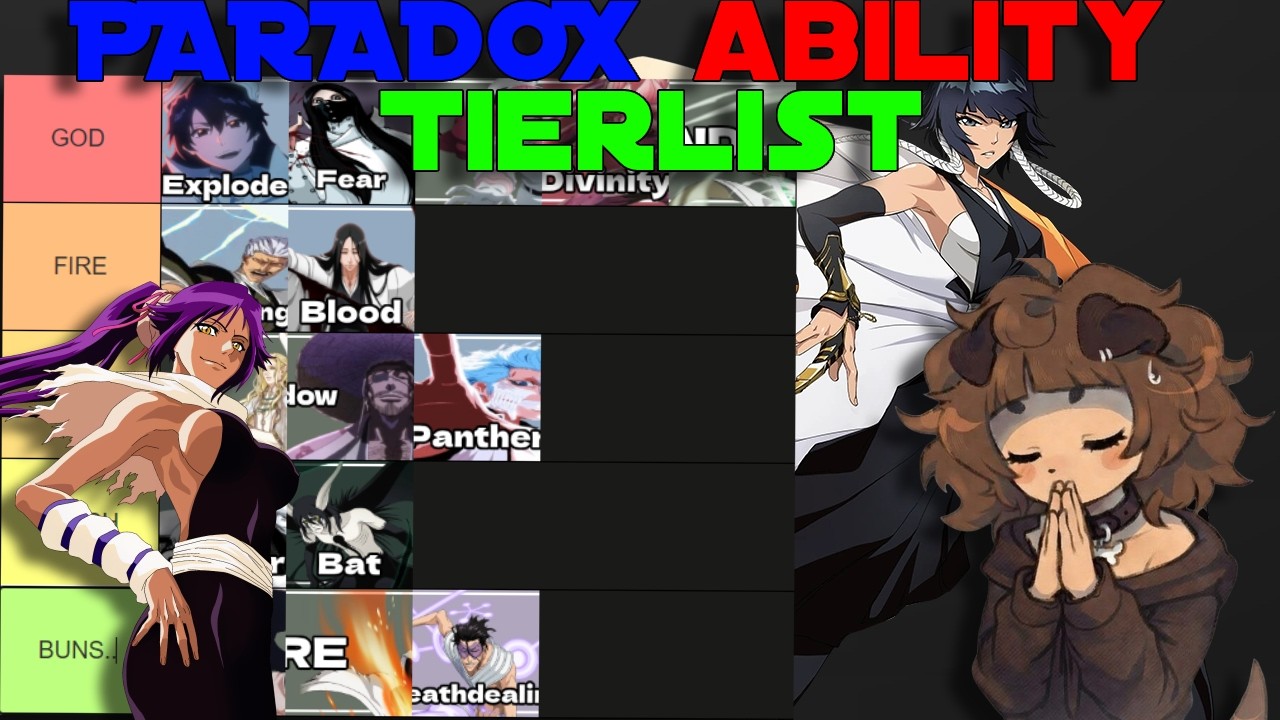 Tierページ OFFICIAL) PARADOX RES/SHRIFT/SHIKAI TIER LIST! | BEST TIER LIST