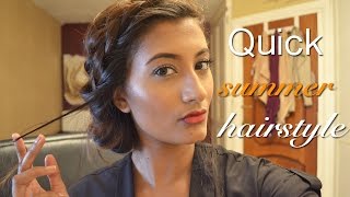 How To: Quick Summer Hairstyle for Short Hair