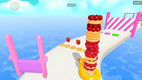MAX LEVELS PANCAKES RUN 🥞🍀💕: All Levels Gameplay Walkthrough Android, iOS NEW UPDATE 160324