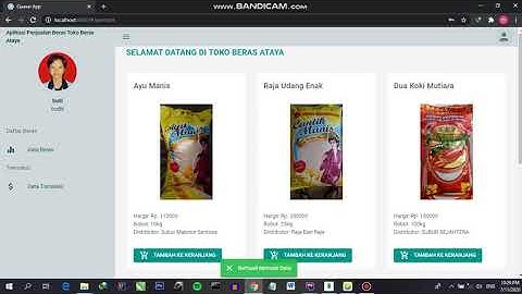 Demo-CRUD-Aplikasi Penjualan Beras (Toko Beras Ataya)
