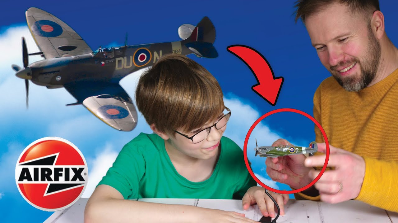 Play: The Dad Lab: Building an Airfix Spitfire, a hands-on STEM afternoon