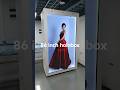 86 inch Transparent LCD holobox #holographicdisplay #holobox #aikiosk #