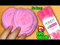 NO GLUE PONDS POWDER SLIME👅🎧 How to make a Slime with Ponds Powder and Flour without Glue or Borax