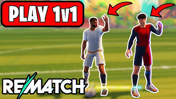 How To Play 1 vs 1 With Your Friend In REMATCH Game!