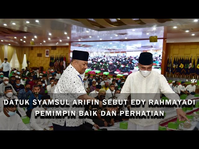 Datuk Syamsul Arifin Sebut Edy Rahmayadi Anak Sekaligus Bapak yang Perhatian class=