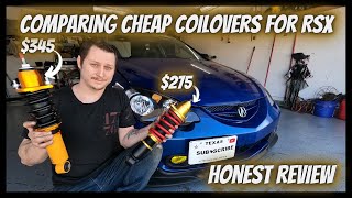 TEST & COMPARE CHEAP COILOVERS ACURA RSX |FREE COILOVER GIVEAWAY INFO!!