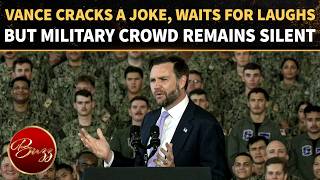 Vance HUMILIATED? VP's Awkward Joke Attempts FAIL As Military Crowd Leaves Him Hanging | WATCH