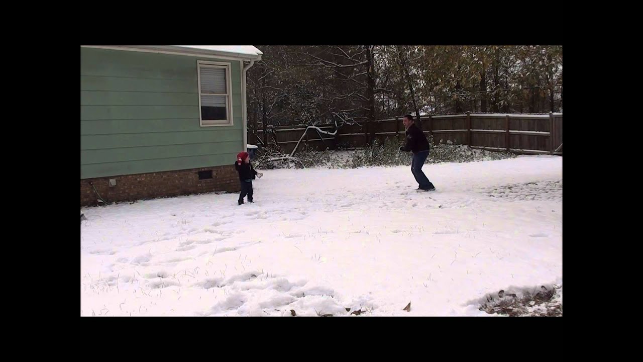Father Son Snow Day 12914 YouTube