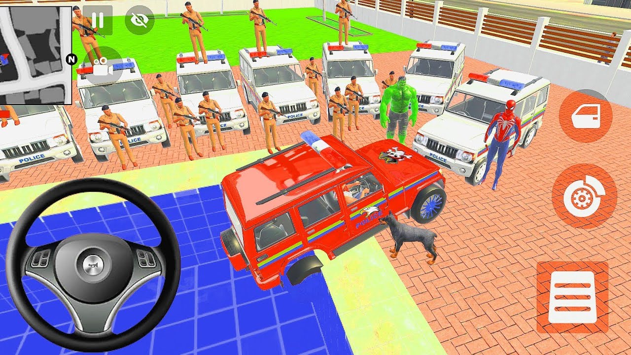 Modified Police Car 🚨 Gangster Life in Indian Streets | Open WorldGame game for android ❤️