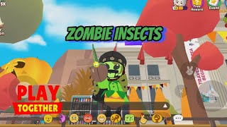 Catching All Zombie Insects In Play Together