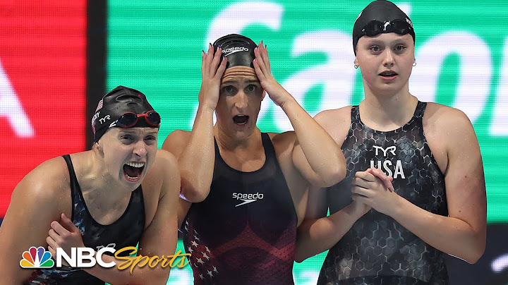 Ledecky's INCREDIBLE leg helps US set Championship record, steal 4x200 relay | NBC Sports