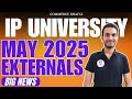 IPU MAY 2025 EXTERNALS APPEARING LIST | Commerce Bhaiya