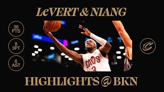 Cavs at Nets | Caris LeVert & Georges Niang Highlights | 12.16.2024