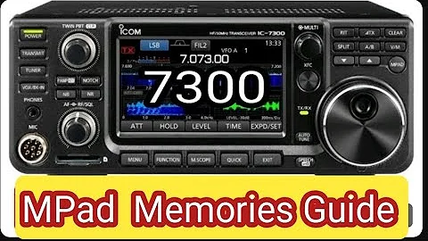 ICOM.IC-7300 ,  MPad & Memory Storage / Tag - 2025