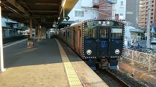 【福工大前・821系・普通】821系UM002＋UM004普通海老津行発車シーン