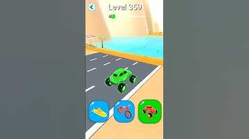 Shape-shifting Funny Race All Level Gameplay Walkthrough Master Level #359 BeamNG.drive #Shorts