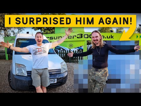 I Surprised A Homeless Man With A Van To Live In: REVISITED!