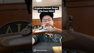 Preview of this amazing German Target Rifle from the 1850s #shorts muzzleloader #muzzleloading