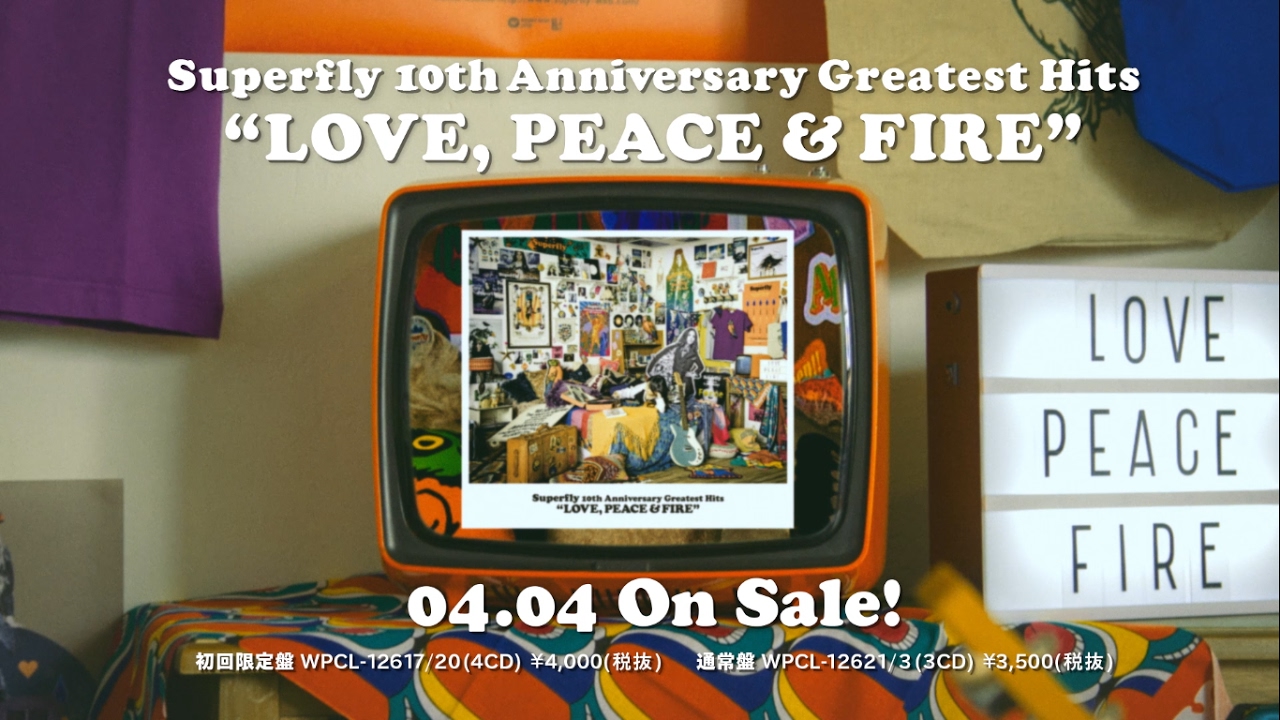 Superfly 10th Anniversary Greatest Hits Love Peace Fire Youtube