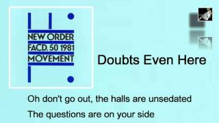 Doubts Even Here with lyrics by New Order Profile